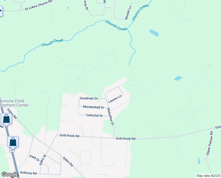 map of restaurants, bars, coffee shops, grocery stores, and more near 530 Mahaffey Drive in Salisbury