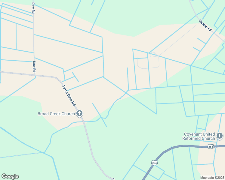 map of restaurants, bars, coffee shops, grocery stores, and more near State Road 1616 in Pantego