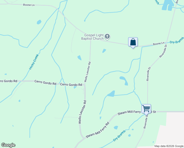 map of restaurants, bars, coffee shops, grocery stores, and more near 280 Wells Lassiter Road in Jackson