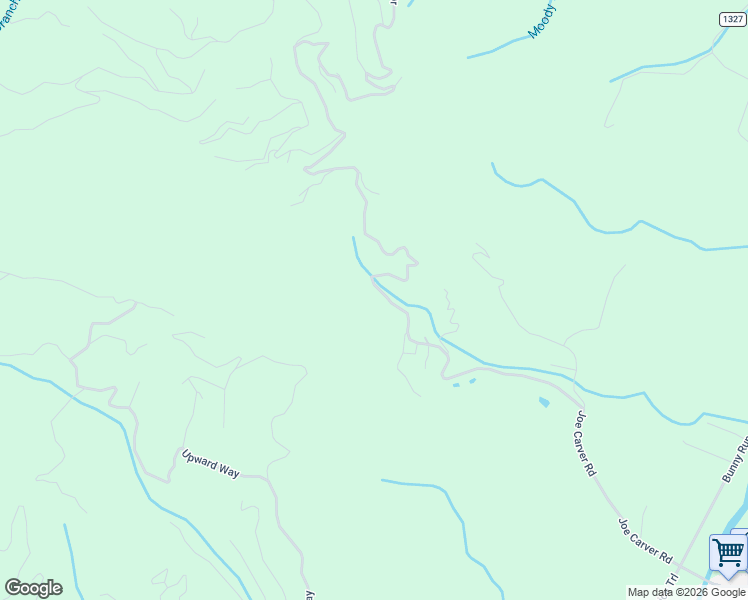 map of restaurants, bars, coffee shops, grocery stores, and more near 1415 Joe Carver Road in Waynesville