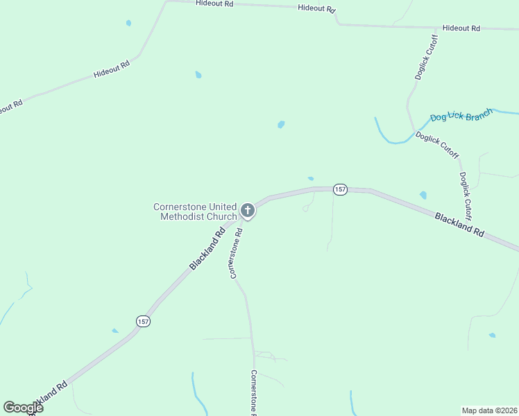 map of restaurants, bars, coffee shops, grocery stores, and more near 4010 Blackland Road in Pleasant Plains