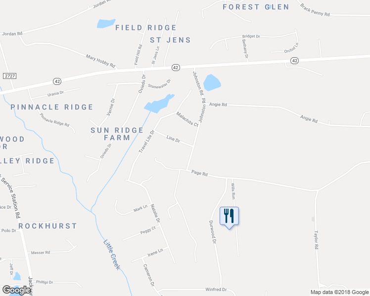map of restaurants, bars, coffee shops, grocery stores, and more near 31 Line Drive in Raleigh