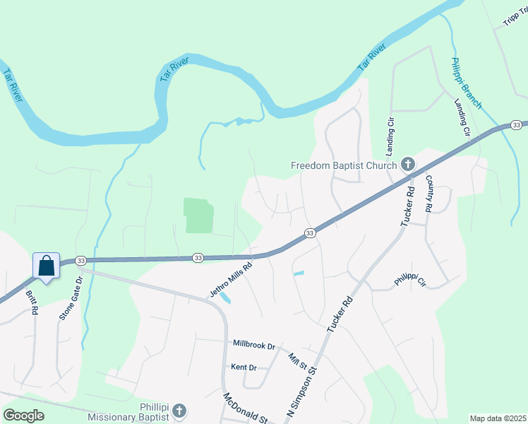 map of restaurants, bars, coffee shops, grocery stores, and more near 2580 River Oak Drive in Greenville