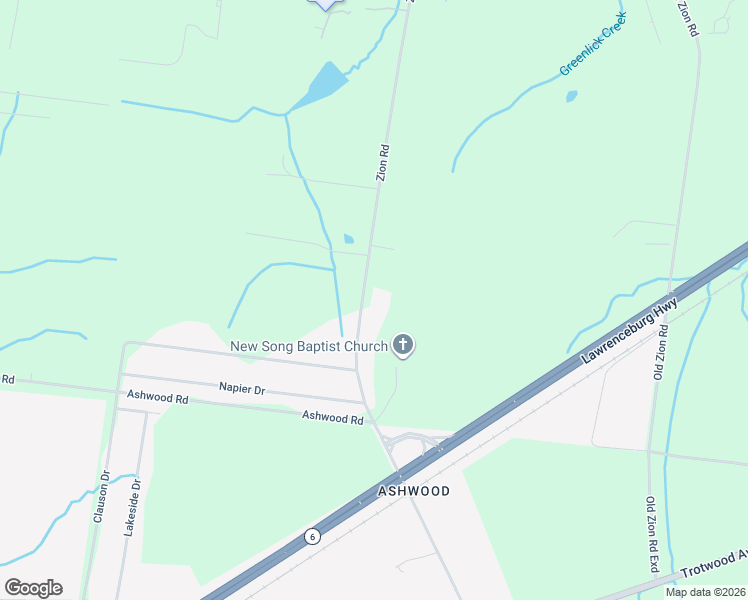 map of restaurants, bars, coffee shops, grocery stores, and more near 2521 Zion Road in Columbia