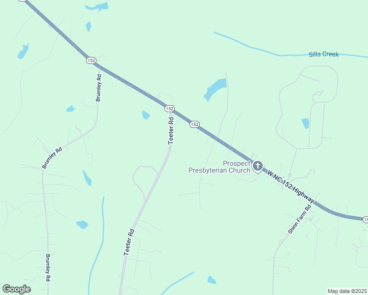 map of restaurants, bars, coffee shops, grocery stores, and more near 155 Teeter Road in Mooresville