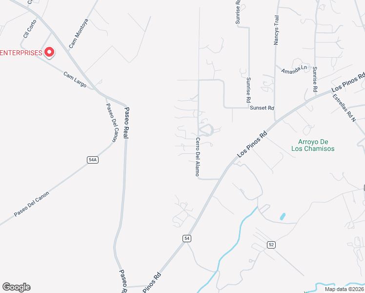 map of restaurants, bars, coffee shops, grocery stores, and more near 23 Cerro Del Alamo in Santa Fe