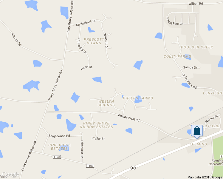 map of restaurants, bars, coffee shops, grocery stores, and more near 215 Parker Grove Lane in Fuquay Varina