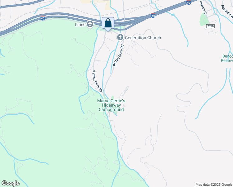 map of restaurants, bars, coffee shops, grocery stores, and more near 568 Patton Cove Road in Swannanoa