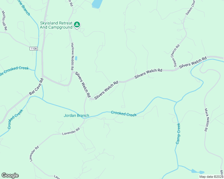 map of restaurants, bars, coffee shops, grocery stores, and more near 2211 Silvers Welch Road in Old Fort