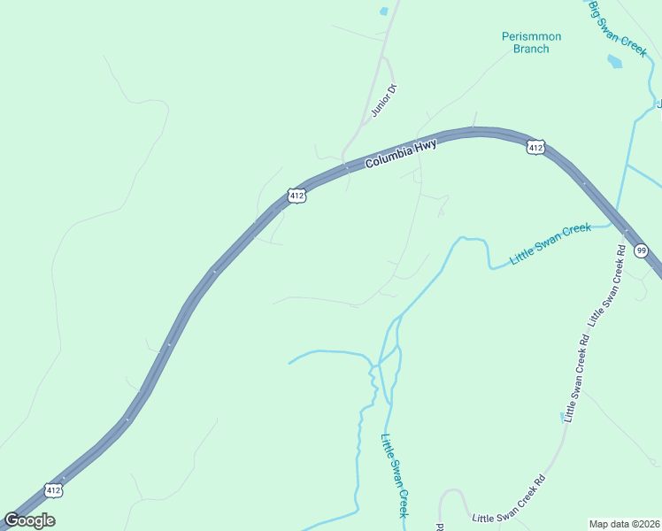 map of restaurants, bars, coffee shops, grocery stores, and more near 1110 Columbia Highway in Hohenwald