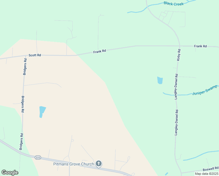 map of restaurants, bars, coffee shops, grocery stores, and more near 1454 Scott Road in Kenly