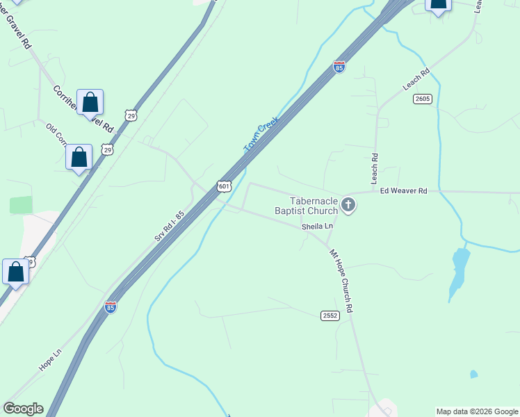 map of restaurants, bars, coffee shops, grocery stores, and more near 650 Mount Hope Church Road in Salisbury