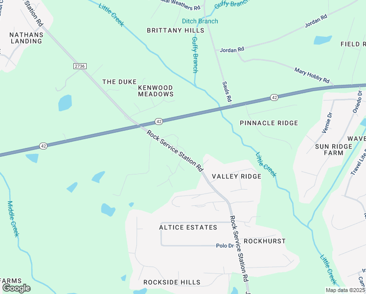 map of restaurants, bars, coffee shops, grocery stores, and more near 7201 Rock Service Station Road in Raleigh