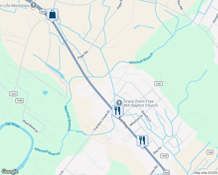 map of restaurants, bars, coffee shops, grocery stores, and more near 121 Iron Creek Commons in Washington