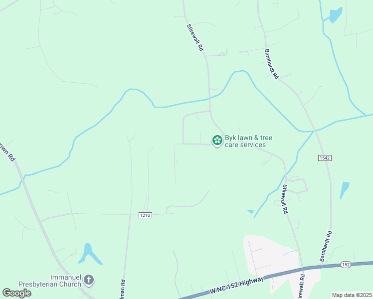 map of restaurants, bars, coffee shops, grocery stores, and more near 117 Crystal Creek Drive in China Grove