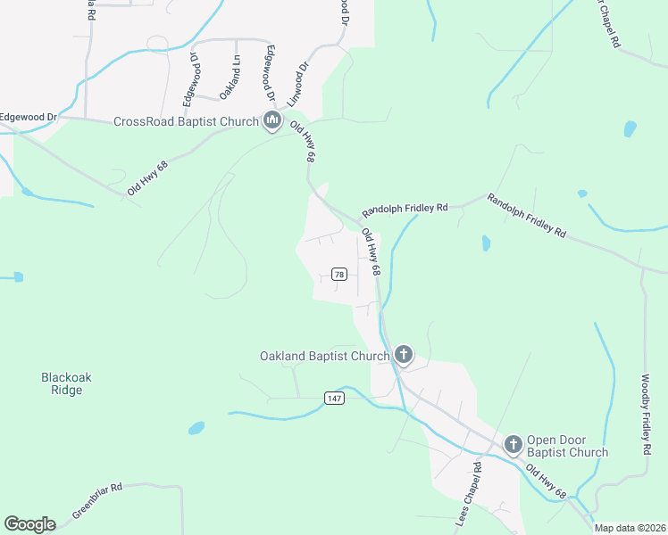 map of restaurants, bars, coffee shops, grocery stores, and more near 422 Mashburn Road in Sweetwater