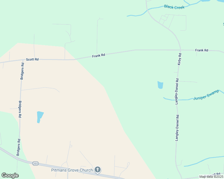 map of restaurants, bars, coffee shops, grocery stores, and more near 1454 Scott Road in Kenly
