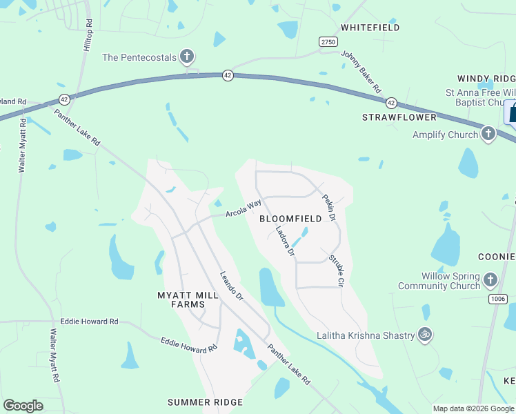 map of restaurants, bars, coffee shops, grocery stores, and more near 7309 Ladora Drive in Wake County