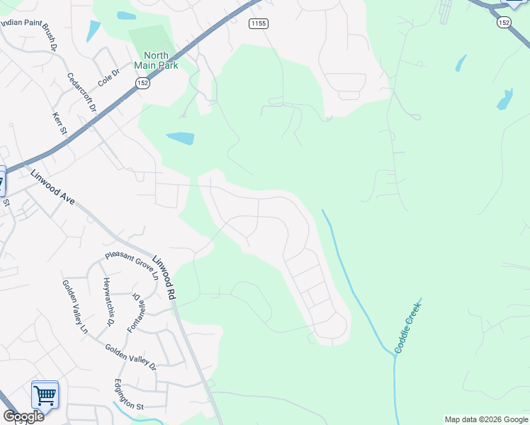 map of restaurants, bars, coffee shops, grocery stores, and more near 108 Moore Farm Lane in Mooresville
