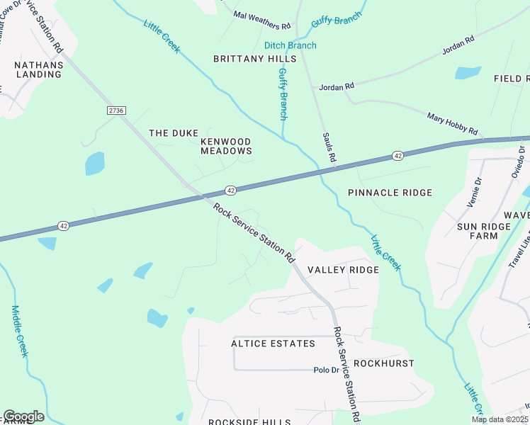 map of restaurants, bars, coffee shops, grocery stores, and more near 7201 Rock Service Station Road in Raleigh