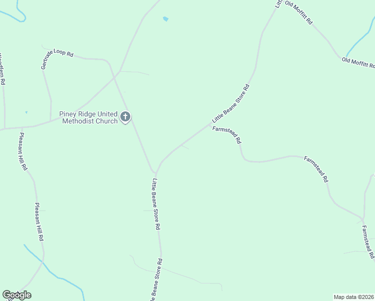 map of restaurants, bars, coffee shops, grocery stores, and more near 5589 Little Beane Store Road in Seagrove