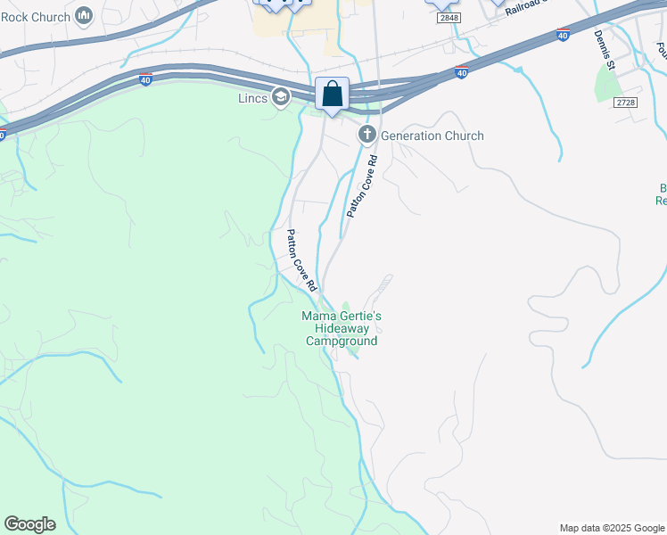 map of restaurants, bars, coffee shops, grocery stores, and more near 568 Patton Cove Road in Swannanoa