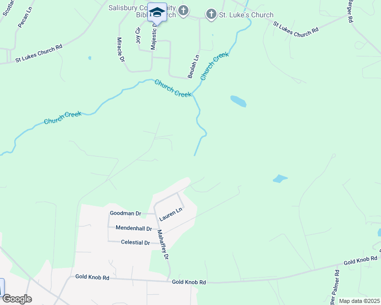map of restaurants, bars, coffee shops, grocery stores, and more near 755 Luther Barger Road in Salisbury