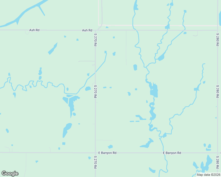 map of restaurants, bars, coffee shops, grocery stores, and more near 18490 S 270 Rd in Morris