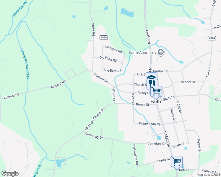 map of restaurants, bars, coffee shops, grocery stores, and more near 4001 Raney Street in Salisbury