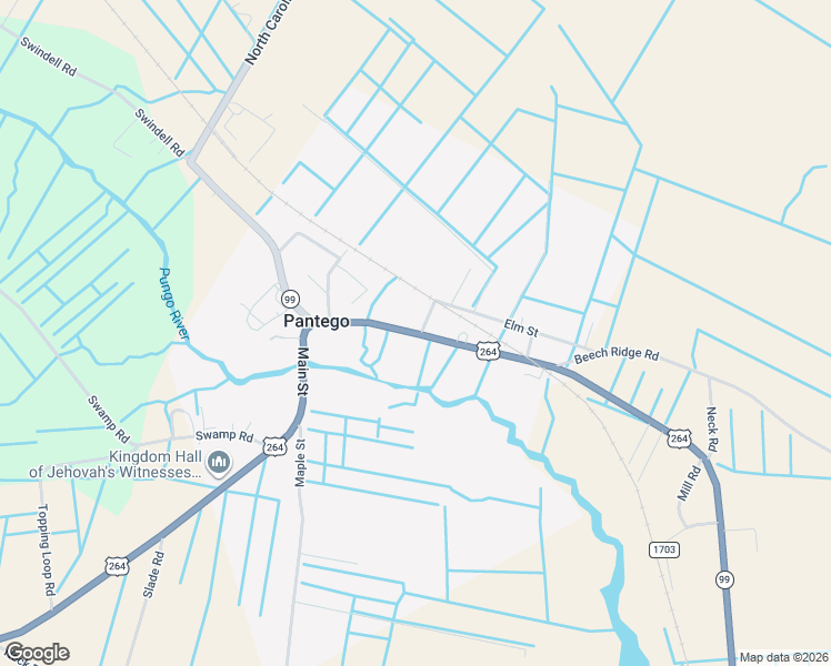 map of restaurants, bars, coffee shops, grocery stores, and more near 25999 Main St in Pantego