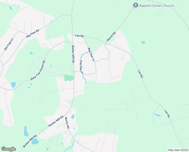 map of restaurants, bars, coffee shops, grocery stores, and more near 164 Pay Day Lane in Clayton