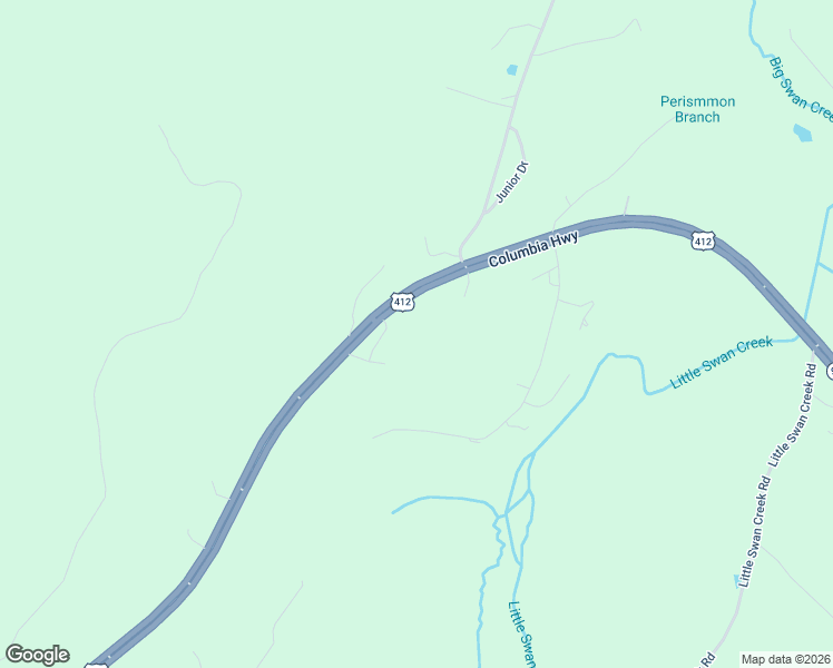 map of restaurants, bars, coffee shops, grocery stores, and more near 1110 Columbia Hwy in Hohenwald