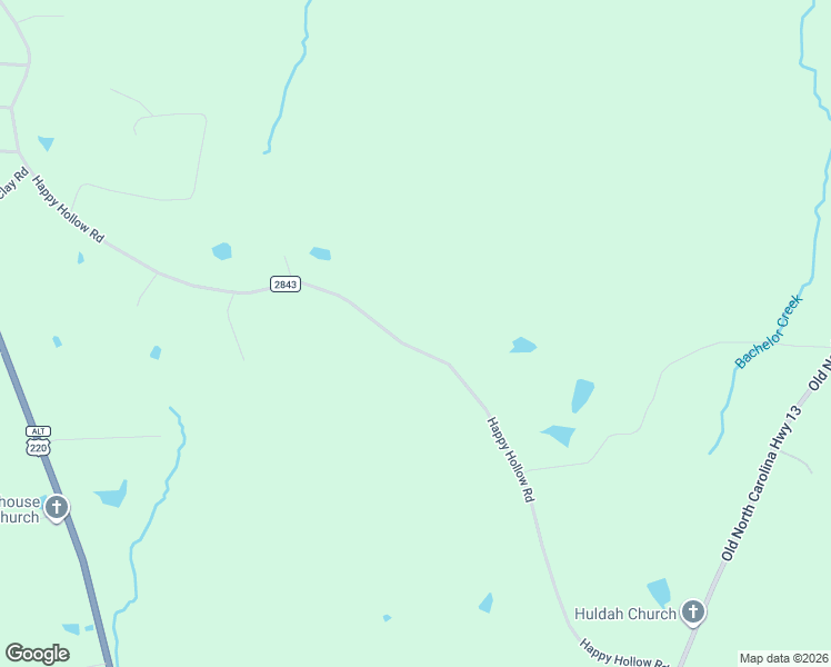 map of restaurants, bars, coffee shops, grocery stores, and more near 4327 Happy Hollow Road in Asheboro