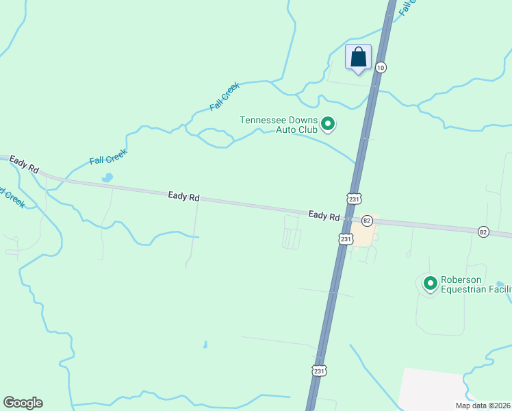 map of restaurants, bars, coffee shops, grocery stores, and more near 153 Eady Rd in Shelbyville