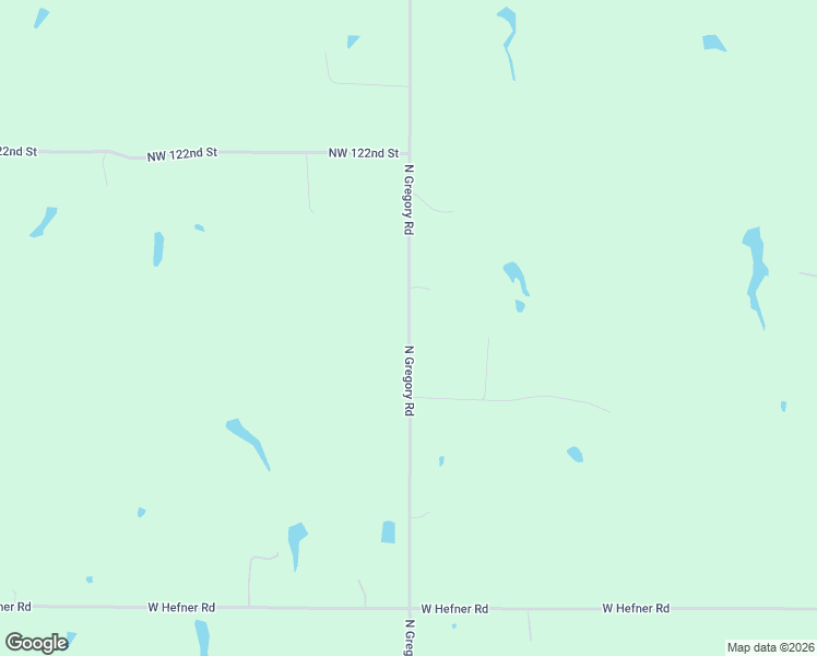 map of restaurants, bars, coffee shops, grocery stores, and more near North Gregory Road in El Reno
