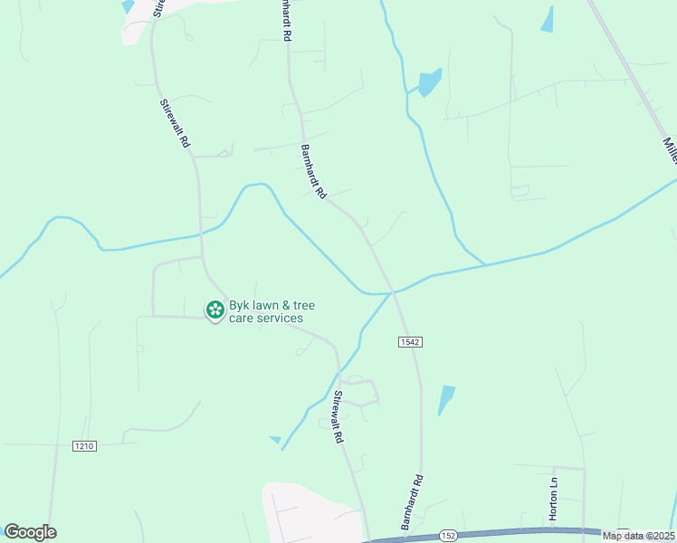 map of restaurants, bars, coffee shops, grocery stores, and more near Barnhardt Road in China Grove