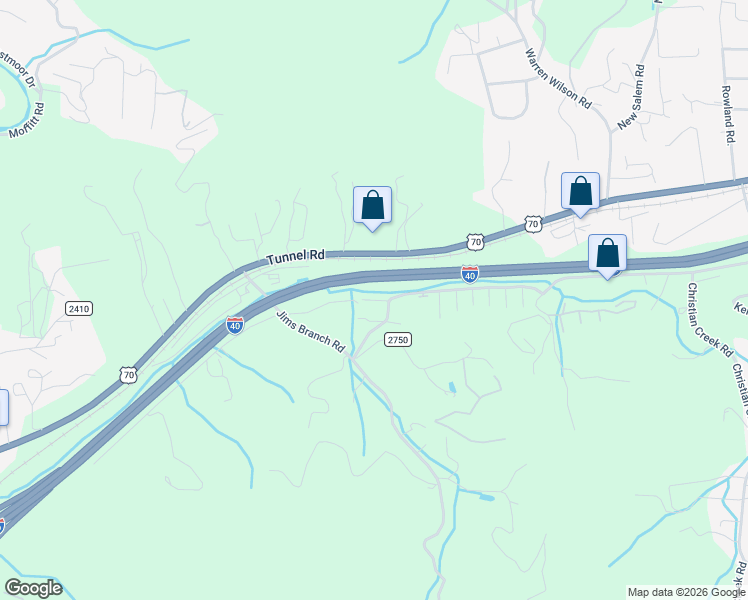 map of restaurants, bars, coffee shops, grocery stores, and more near 111 Old Jims Branch Road in Swannanoa