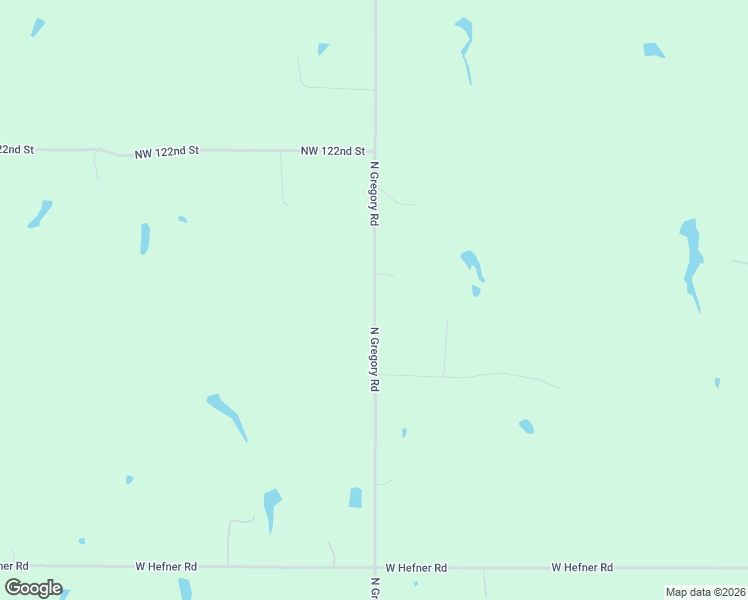 map of restaurants, bars, coffee shops, grocery stores, and more near North Gregory Road in El Reno
