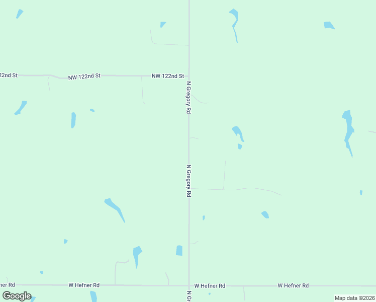 map of restaurants, bars, coffee shops, grocery stores, and more near North Gregory Road in El Reno