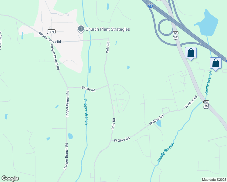map of restaurants, bars, coffee shops, grocery stores, and more near 1492 Cole Road in Clayton