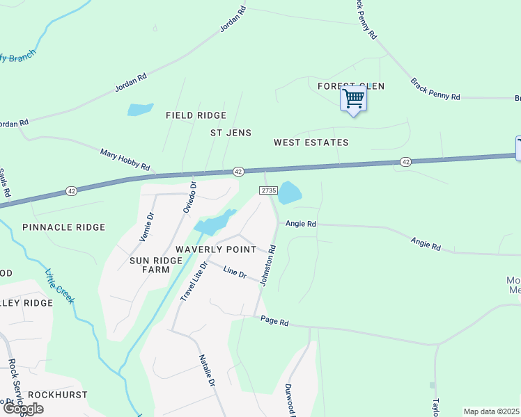 map of restaurants, bars, coffee shops, grocery stores, and more near 181 Travel Lite Drive in Raleigh