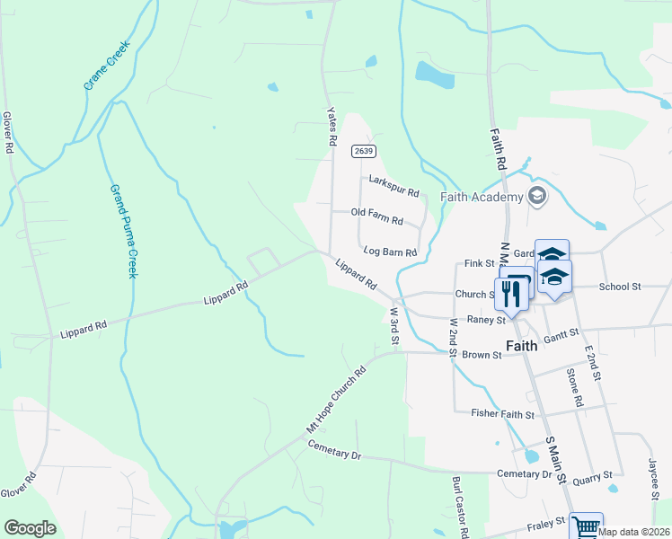 map of restaurants, bars, coffee shops, grocery stores, and more near 722 Lippard Road in Salisbury
