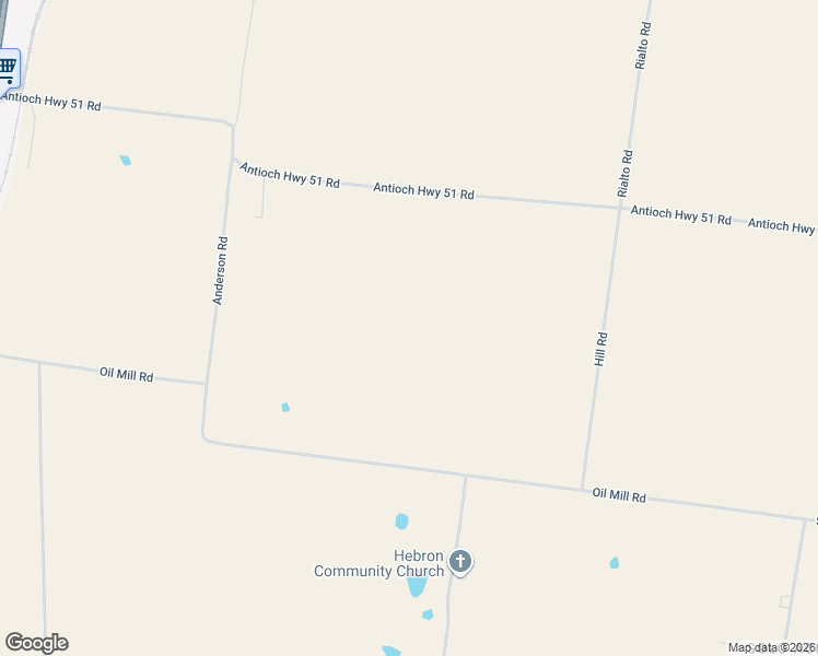 map of restaurants, bars, coffee shops, grocery stores, and more near 845 Antioch Highway 51 Road in Covington