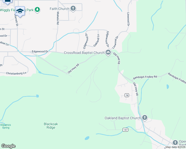 map of restaurants, bars, coffee shops, grocery stores, and more near 147 Veterans Road in Sweetwater