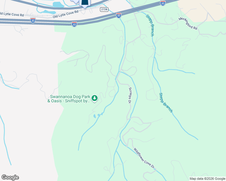 map of restaurants, bars, coffee shops, grocery stores, and more near 420 Lytle Cove Road in Swannanoa