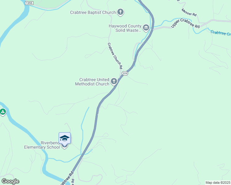 map of restaurants, bars, coffee shops, grocery stores, and more near 5358 Crabtree Road in Clyde