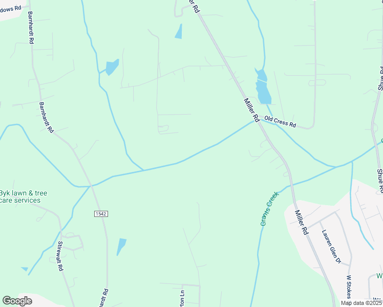 map of restaurants, bars, coffee shops, grocery stores, and more near Country Meadow Trail in China Grove