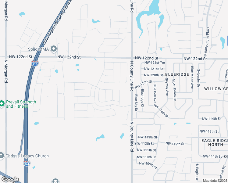 map of restaurants, bars, coffee shops, grocery stores, and more near 11804 Edi Avenue in Yukon