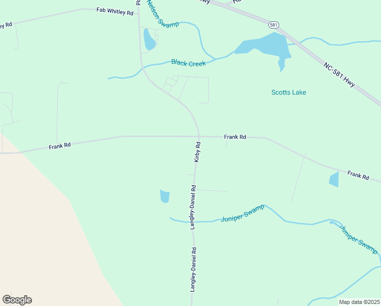 map of restaurants, bars, coffee shops, grocery stores, and more near 9122 Kirby Road in Kenly