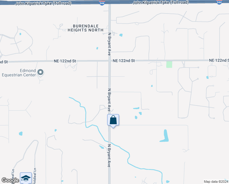 map of restaurants, bars, coffee shops, grocery stores, and more near 4326 Northeast 119th Street in Oklahoma City